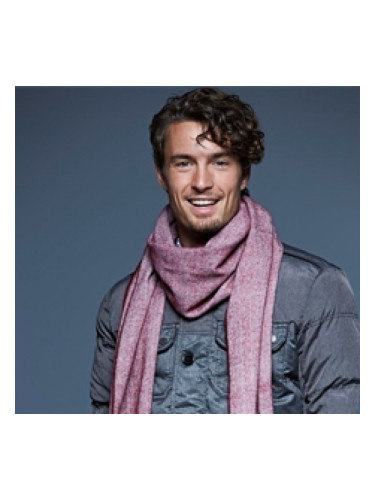 Мъжки шал с ресни