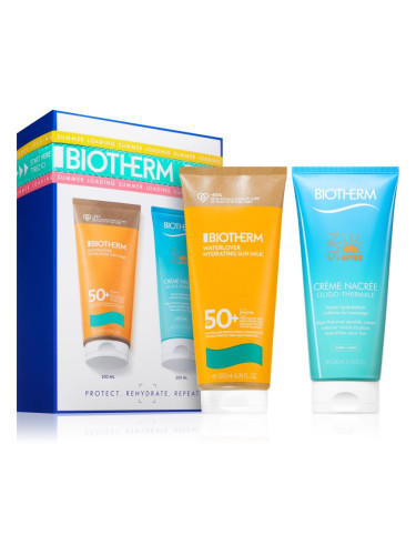 Biotherm Waterlover Hydrating Sun Milk SPF50+ подаръчен комплект за жени