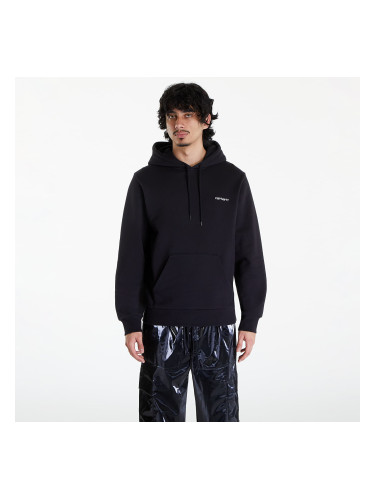 Суитшърт Carhartt WIP Script Embroidery Hoodie UNISEX Black/ White S