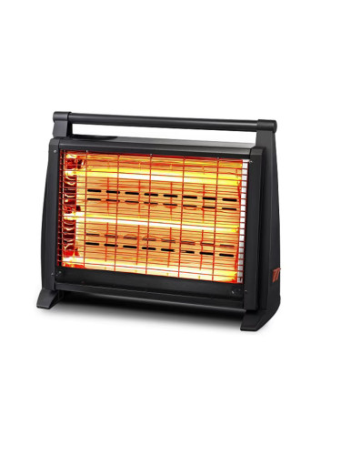 КВАРЦОВА ПЕЧКА KUMTEL LX-2832, черна