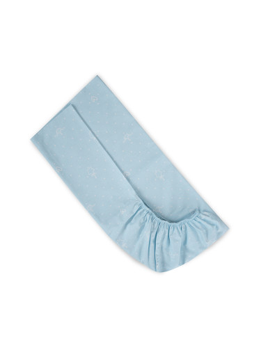 Lorelli ЧАРШАФ  С ЛАСТИК 60/120-15см МЕЧО СИНЬО