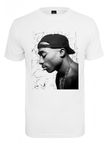 2PAC / Tupac Cracked Backround Мъжка бяла тениска Mister Tee