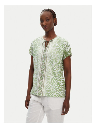 Olsen Блуза 11105099 Зелен Regular Fit