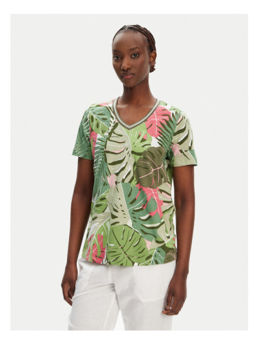 Olsen Тишърт 11105096 Зелен Regular Fit