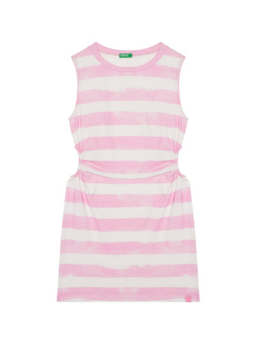 United Colors Of Benetton Лятна рокля 3SL3CV013 Розов Regular Fit