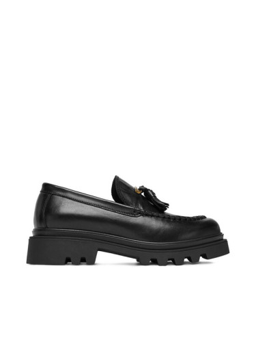 Badura лоуфъри с дебела подметка EO-AUBRE-01 Черен