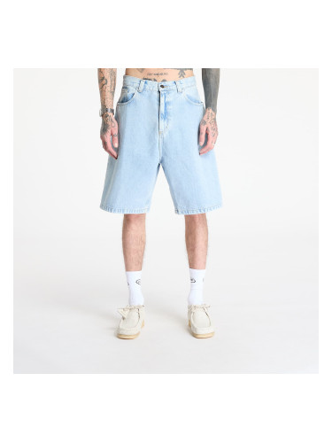Къси панталони Carhartt WIP Brandon Short Blue Heavy Stone Bleached L