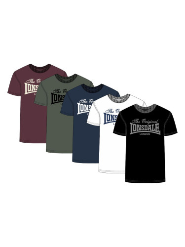 Lonsdale Men's t-shirt regular fit five pack