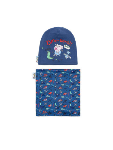 Peppa Pig Комплект шапка и шал тип комин ACCCS-AW24-110PP Тъмносин