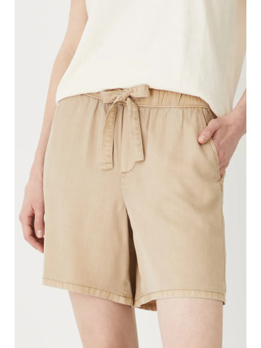 Къс панталон Medicine в бежово с изчистен дизайн със стандартна талия