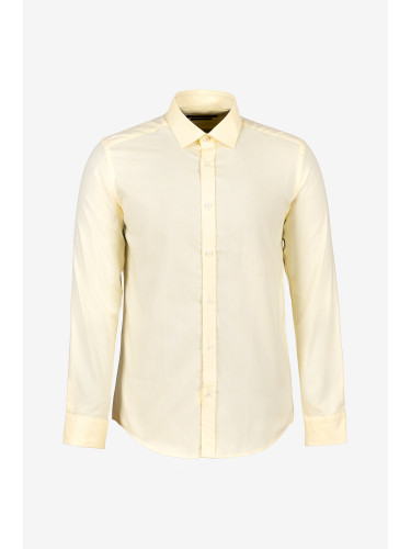 Мъжка жълта риза – 100% памук