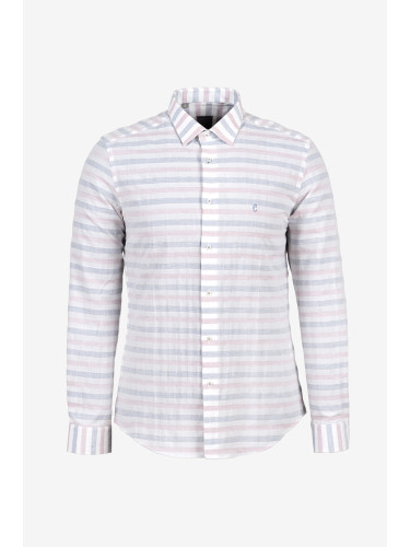 Риза с червено-сини райета Carlo Basette