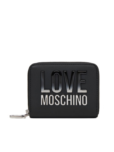 Портфейл LOVE MOSCHINO JC5726PP0MKD000B Черен