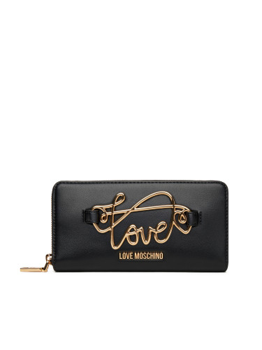 Портфейл LOVE MOSCHINO JC5733PP0MKG0000 Черен