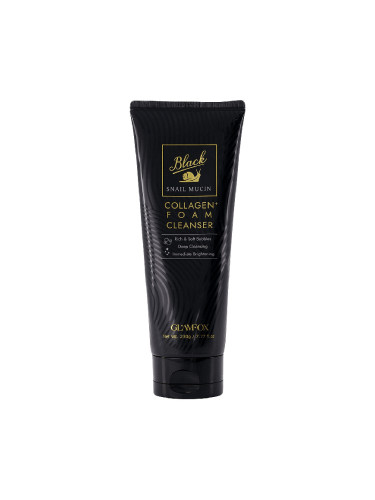 GLAMFOX | Black Snail Mucin and Collagen Cleanser, 120 ml