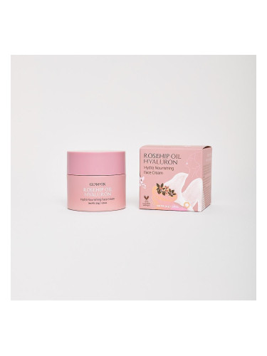 GLAMFOX | Rosehip Oil Hyaluron Hydra Nourishing Face Cream, 50 g