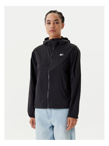 Tommy Jeans Ветровка DW0DW21188 Черен Regular Fit