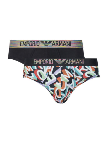 Emporio Armani Underwear Комплект 2 чифта слипове EM000250 AF10798 MC104 Цветен