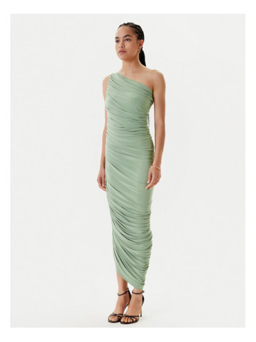 NORMA KAMALI Коктейлна рокля KK1253PL287835 Зелен Slim Fit