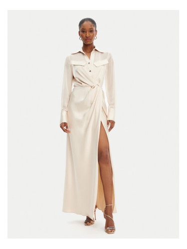 Babylon Рокля тип риза ED0734 Бежов Regular Fit