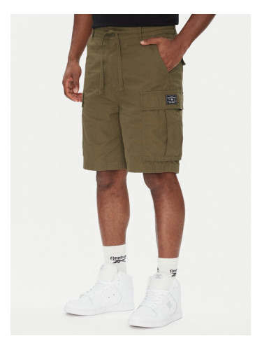 DC Шорти от плат Tundra ADYWS03086 Зелен Regular Fit