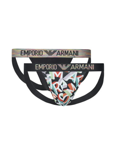 Emporio Armani Underwear Комплект 2 чифта слипове Jock Strap EM000257 AF10798 MC104 Цветен
