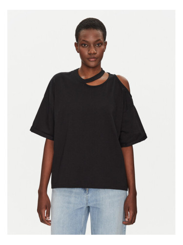 ViCOLO Блуза UD0096 Черен Relaxed Fit