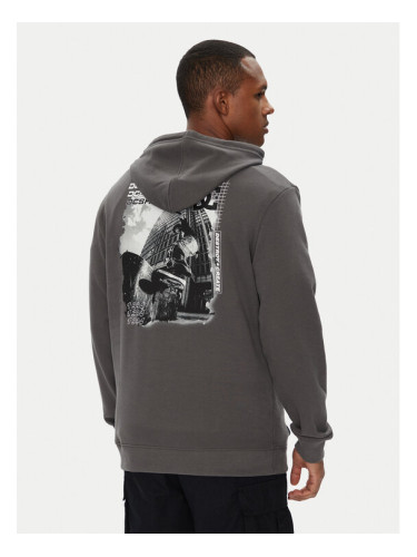 DC Суитшърт ADYSF03145 Сив Regular Fit