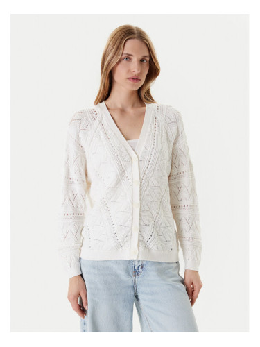 Guess Кардиган W5YR55 Z2ZK2 Бял Regular Fit