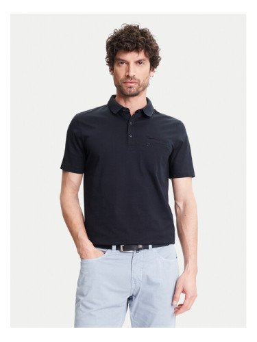 Pierre Cardin Тениска с яка и копчета C5 21514.2122 Тъмносин Regular Fit