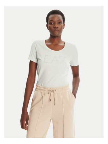 EA7 Emporio Armani Тишърт 7W000094 AF10373 U9060 Светлосиньо Slim Fit