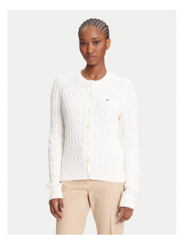 Tommy Hilfiger Кардиган WW0WW46514 Екрю Regular Fit
