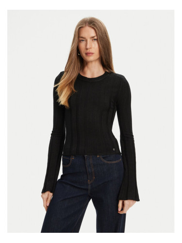 Guess Пуловер W5YR13 Z3OT0 Черен Regular Fit