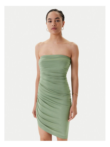 NORMA KAMALI Коктейлна рокля ST1253MDB02835 Зелен Slim Fit