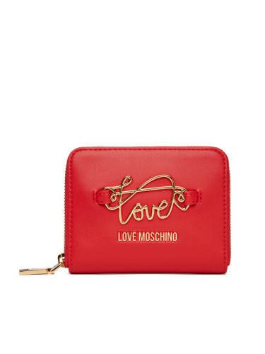LOVE MOSCHINO Портфейл JC5734PP0MKG0500 Червен