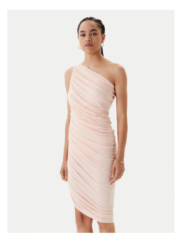 NORMA KAMALI Коктейлна рокля ST1253MD288832 Розов Slim Fit