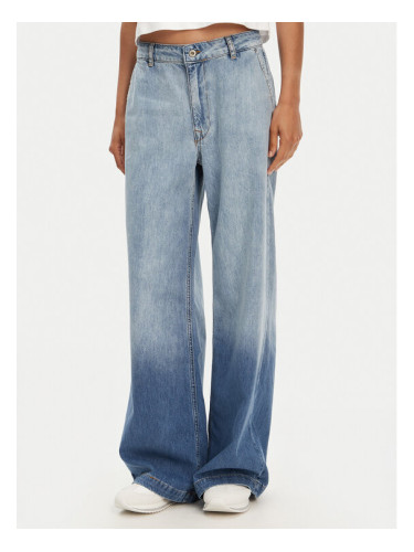 Please Дънки P869200002 Син Wide Leg