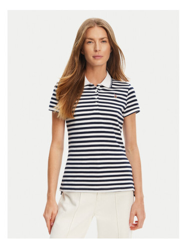 U.S. Polo Assn. Тениска с яка и копчета WUP1310 Тъмносин Regular Fit