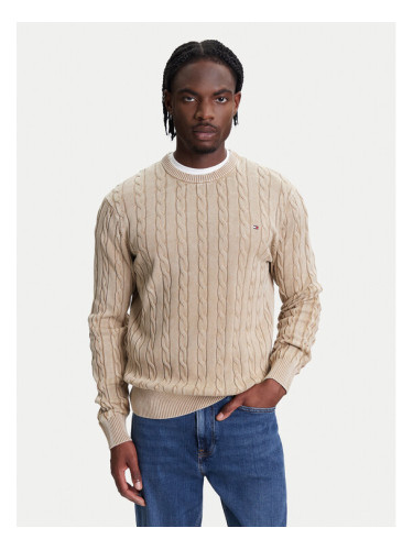 Tommy Hilfiger Пуловер Classic MW0MW39524 Бежов Regular Fit
