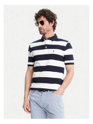 Pierre Cardin Тениска с яка и копчета C5 21394.2113 Черен Regular Fit