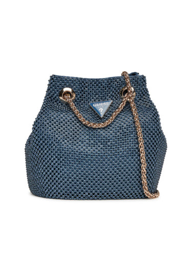 Guess Дамска чанта Zalina Mini HWRP93 50750 Тъмносин