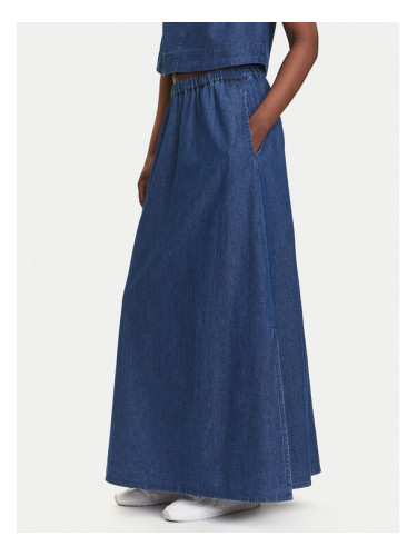 Pieces Дънкова пола Tenim 17157939 Тъмносин Regular Fit