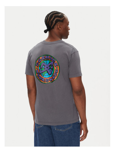 DC Тишърт ADYZT05458 Сив Heritage Fit