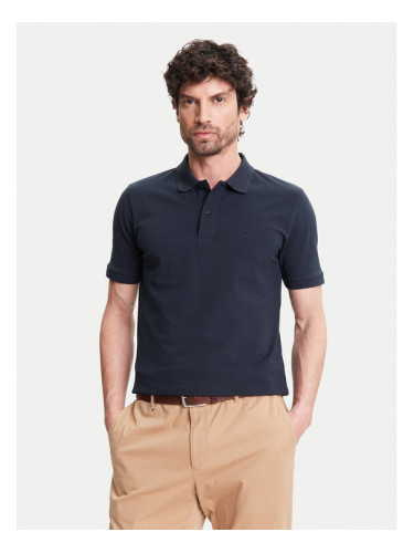 Pierre Cardin Тениска с яка и копчета C5 21354.2110 Тъмносин Regular Fit