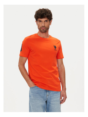 U.S. Polo Assn. Тишърт MUP3311 Оранжев Slim Fit