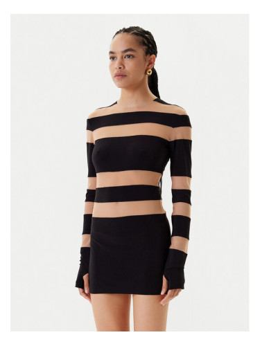 NORMA KAMALI Ежедневна рокля KK3243PMB48239 Черен Slim Fit