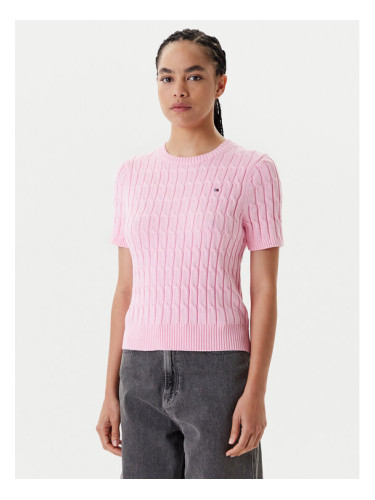 Tommy Hilfiger Пуловер WW0WW45656 Розов Regular Fit