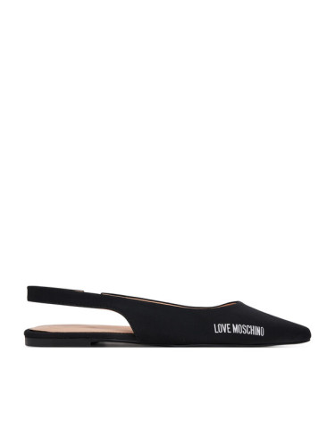 LOVE MOSCHINO Балеринки JA11021G0MIM0000 Черен