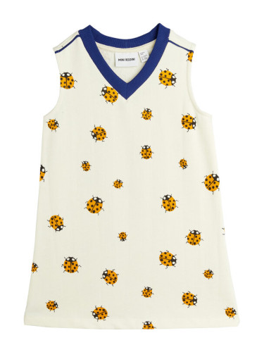 MINI RODINI Ежедневна рокля 2525010911 Бял Regular Fit