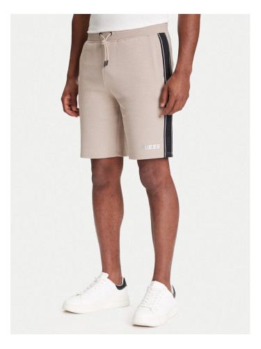 Guess Спортни шорти Z4RD04 KB3P2 Бежов Regular Fit
